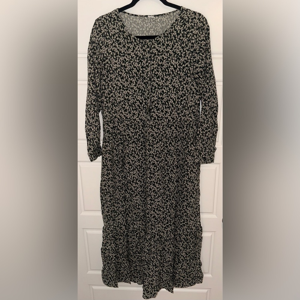 Old Navy Green Long Sleeve Dress